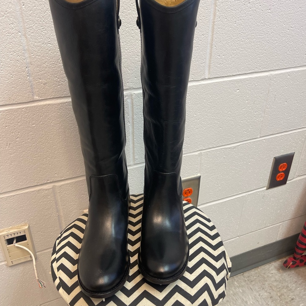 Tall Frye Melissa Boot -Black - Picture 3 of 5